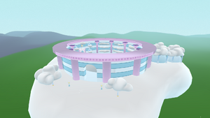 The exterior of the Cloudoseum