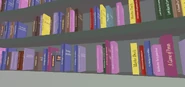 A closeup on the Books