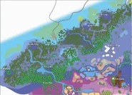 Part of the map while it was still under development