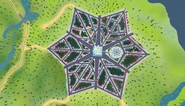 Aerial photo-map of the Crystal Kingdom as of OSE8, provided by the development team