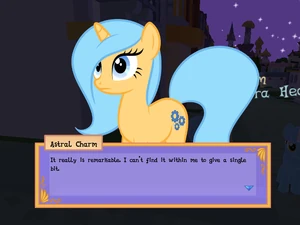 Astral's indifference towards the player's efforts