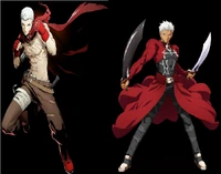 "Akihiko Sanada and Archer/Future Shirou Emiya"