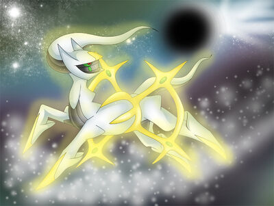 Arceus creates the universe by kairawolf