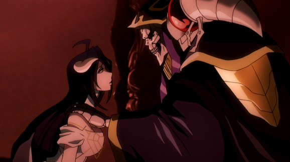 Albedo♥️ and AINZ OOAL GOWN💀/OVERLORD☠️