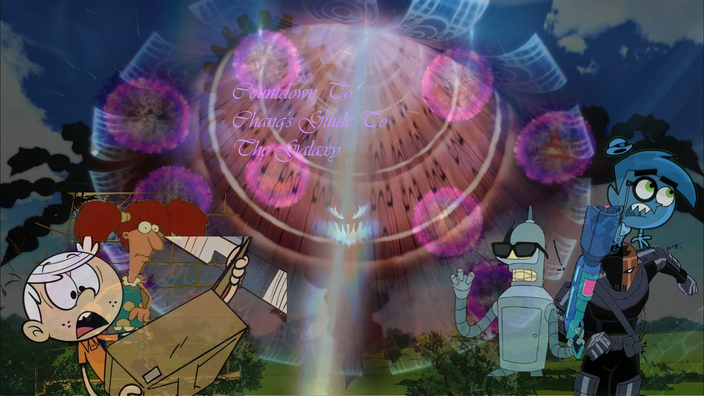 An Alternate Title Card, With the 5 Main Protagonists