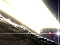 Rin Tohsaka uses her Jeweled Sword of Zelretch to bring her most powerful attack.