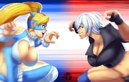 "R. Mika and Angel (KOF)"