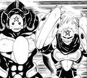 the Golem cyborg and the Flying cyborg