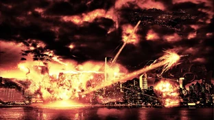 Isaac's fleet attacking Gyptia city because of their culture