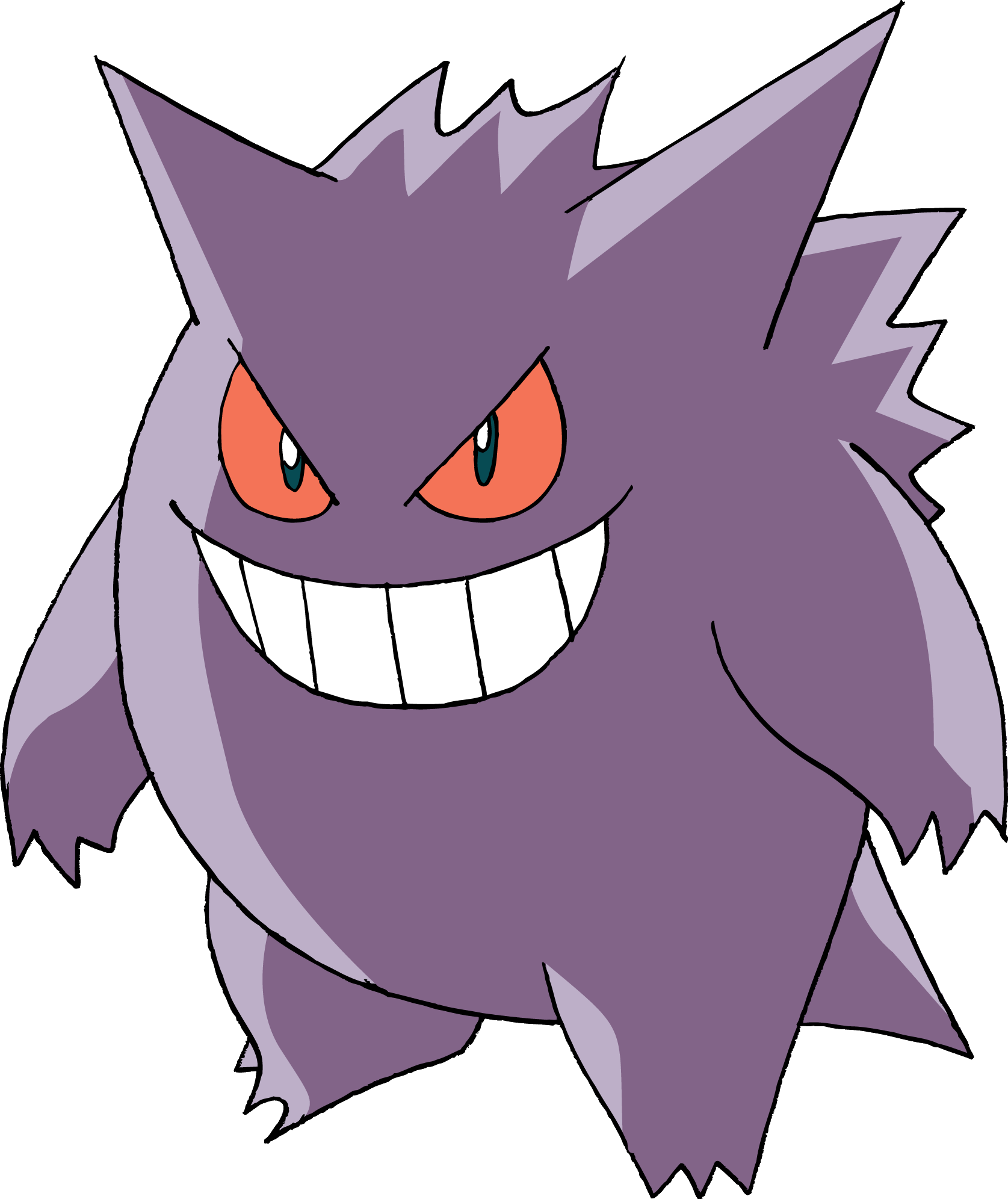 Gengar Pokemon Face, HD Png Download , Transparent Png Image - PNGitem