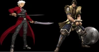 Archer/Future Shirou Emiya and Kuroda Kanbei"