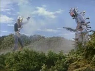 Zone Fighter fighting a terrorbeast