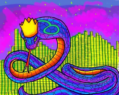 Vasuki in his snake form.