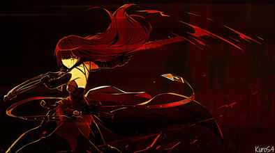 The crying bloody queen elesis crimson avenger by kuros4-d8majyj