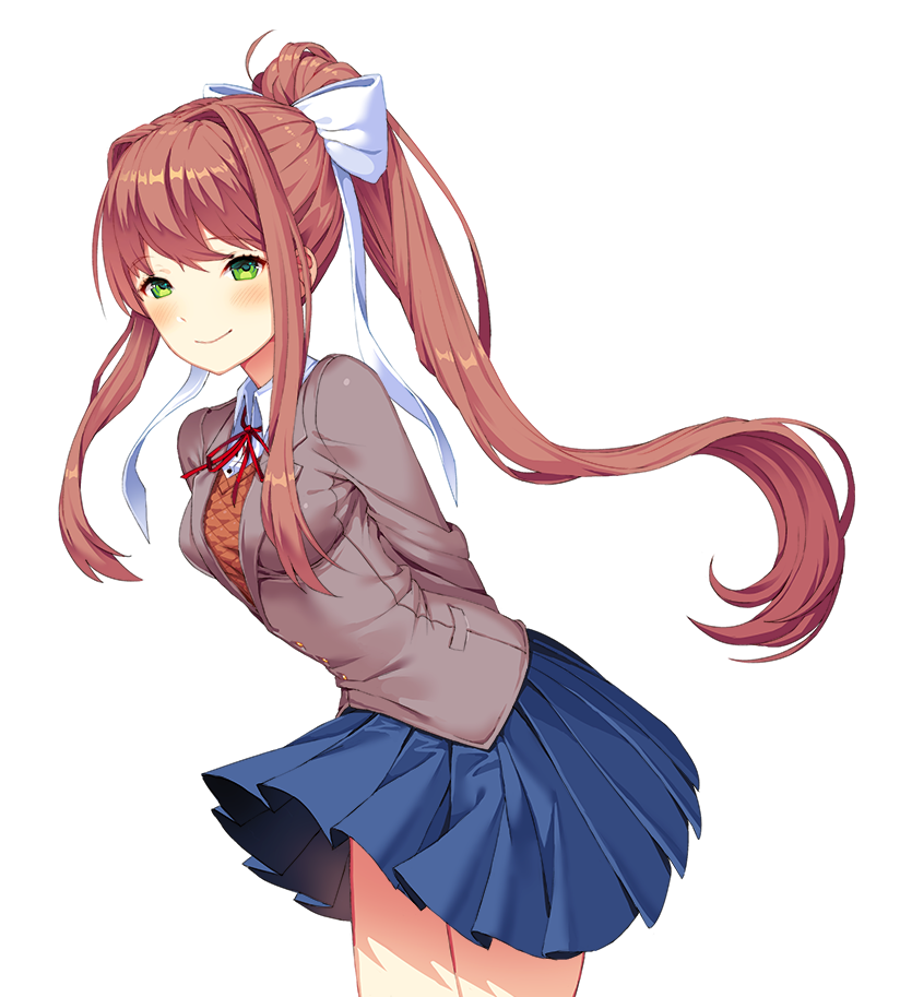 Test - Ddlc Monika After Story Sprites, HD Png Download - vhv