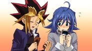 Yugi Muto and Aichi Sendou