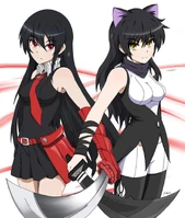 "Blake Belladonna and Akame"