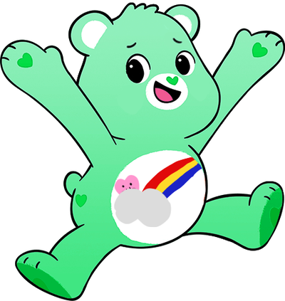 bashful heart care bear