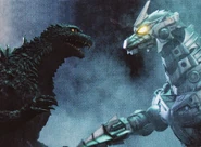 Kiryu fighting Godzilla