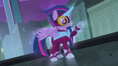 Twilight Sparkle as Masked Matter-Horn S4E06