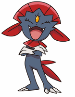 Weavile very happy