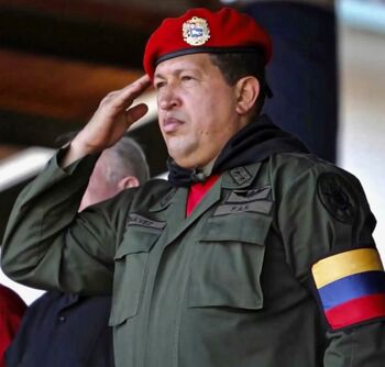 Hugo Chávez salute