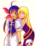 Hotaru Futaba and B. Jenet