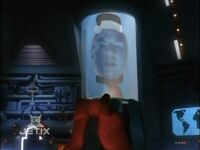 Zordon during Christmas time