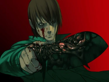 The result of one of Raym's experimental drugs.