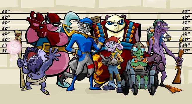 The Sly Cooper Gang! (Sly, Bentley + The MURRAY!) by Mast3r