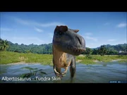 All_Albertosaurus_Skins_-_Claire's_Sanctuary_DLC_-_Jurassic_World_Evolution