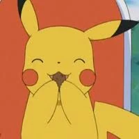 Pikachu has a snack.