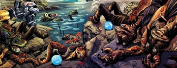 Westcott's troops wipe out the Gungans