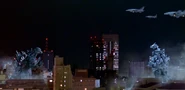 Kiryu sizing up Godzilla