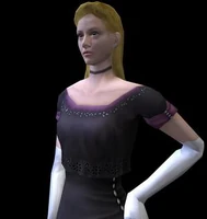 Alfred Ashford dressing up as Alexia Ashford believing himself that she is with him at all times while attacking the heroes. This guy is crazy!