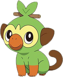 Clube Pokémon - Grookey (Tipo Grama) - Um Pokémon Chimp