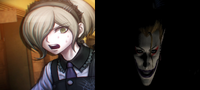 "Kirumi Tojo and Kefka Palazzo"