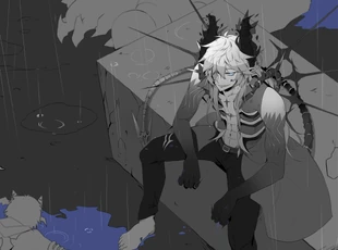 Isaac in physical body with Diabla's Spirit power