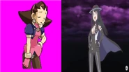 "Tron Bonne and Commander Black (Kaiju Girls)"