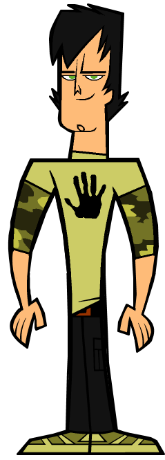 Masculino Total Drama Island Personagem Admirador de arte, outros,  miscelânea, mão png