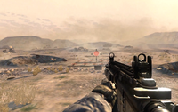 Joseph Allen is the guy using M4A1 in first-person perspective.
