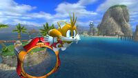 Tails in Wave Ocean