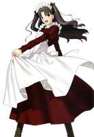 Rin Tohsaka's maid outfit