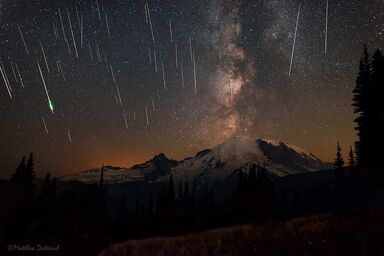 Like scene from Star Wars: Military share pictures of night assaults during  the Perseid meteor shower