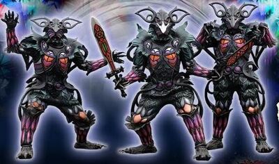 Rat Fangire. 

He wields the power to replicate his own body. The original is the one at the left picture.