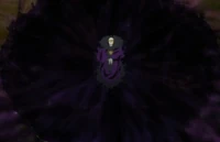 Baraggan using his old aging technique known as Respira to reducing everything to dust.