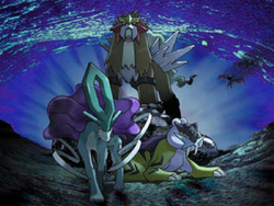 Colors Live - Suicune, Entei & Raikou by MoonPie