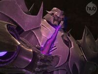 Megatron with dark energon