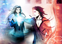 "Sosuke Aizen and Sephiroth"