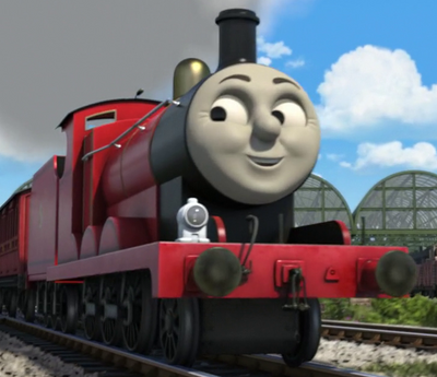 James the Red Engine, Character-community Wiki